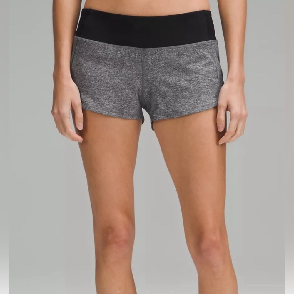 Grey lululemon shorts